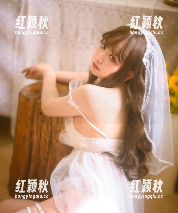 你绝对想不到！渡边早季Saki婚纱写真原图，真是魔法满分！