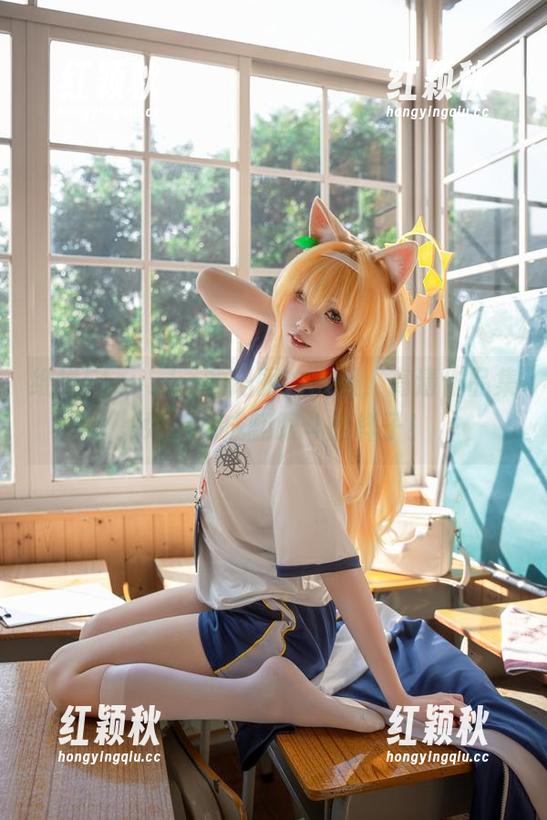 纸悦Etsu_ko的玛丽体操服，高清作品集，好想练成翻跟斗的样子！